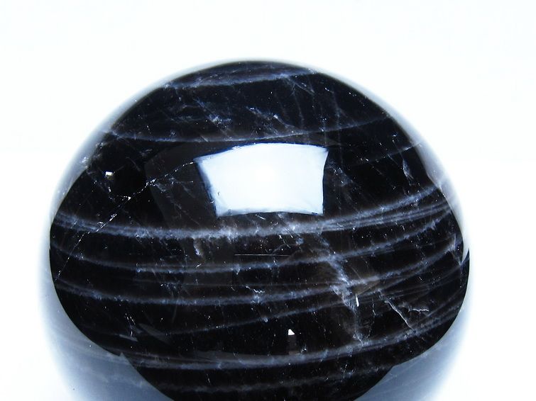 1.3Kg モリオン 黒水晶 丸玉 97mm スフィア 一点物 151-9395 【sold out】