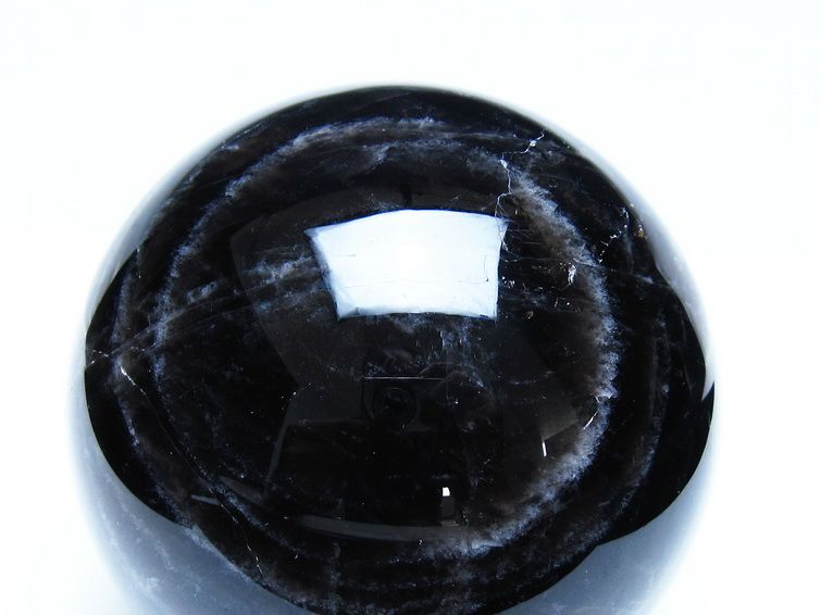 1.4Kg モリオン 黒水晶 丸玉 105mm スフィア 一点物 151-9396 【sold out】