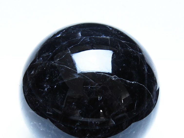 1.5Kg モリオン 黒水晶 丸玉 105mm スフィア 一点物 151-9397 [sold out]