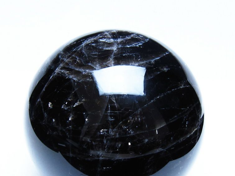 1.7Kg モリオン 黒水晶 丸玉 110mm スフィア 一点物 151-9400
