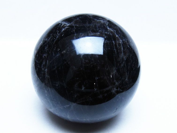 1.7Kg モリオン 黒水晶 丸玉 110mm スフィア 一点物 151-9401 【sold out】