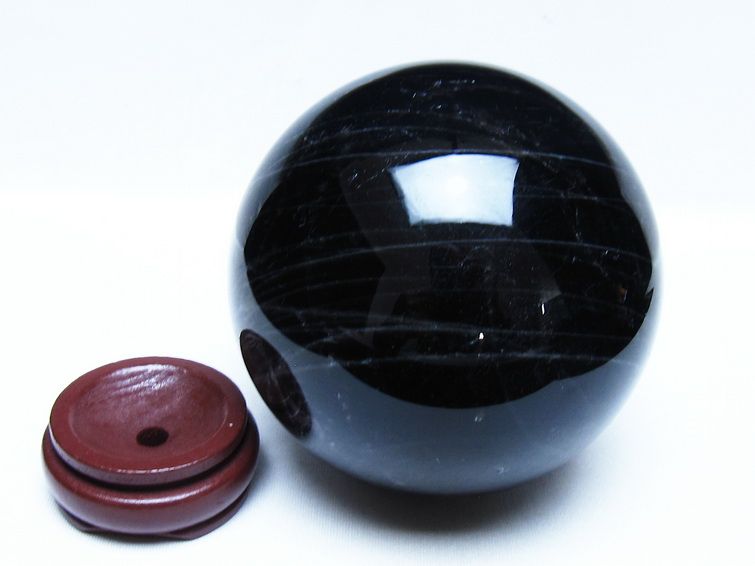 1.7Kg モリオン 黒水晶 丸玉 110mm スフィア 一点物 151-9404 【sold out】