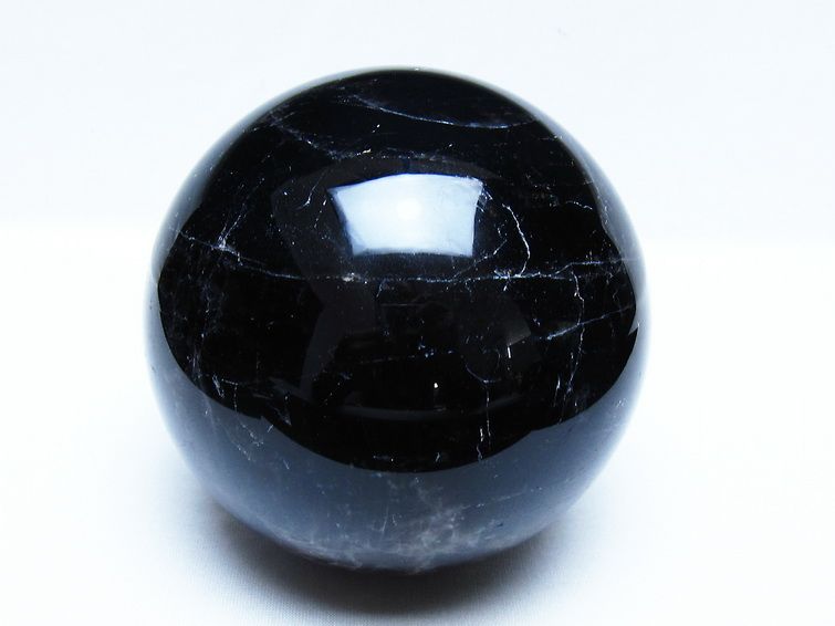 1.8Kg モリオン 黒水晶 丸玉 113mm スフィア 一点物 151-9405