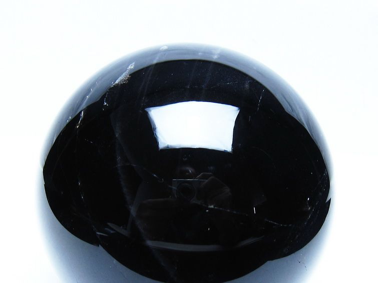 1.8Kg モリオン 黒水晶 丸玉 113mm スフィア 一点物 151-9408