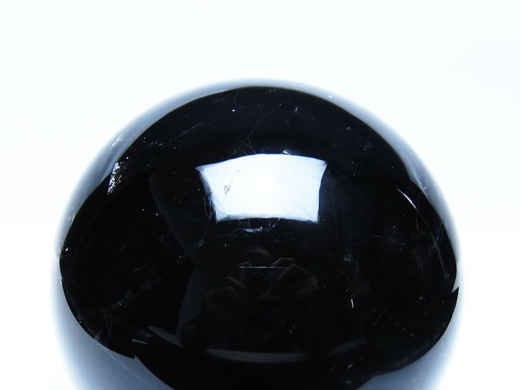 1.9Kg モリオン 黒水晶 丸玉 115mm スフィア 一点物 151-9409
