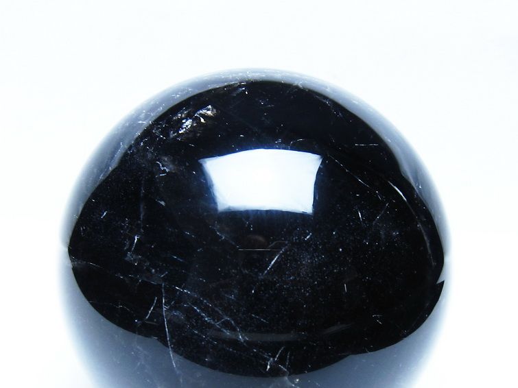 1.8Kg モリオン 黒水晶 丸玉 115mm スフィア 一点物 151-9410