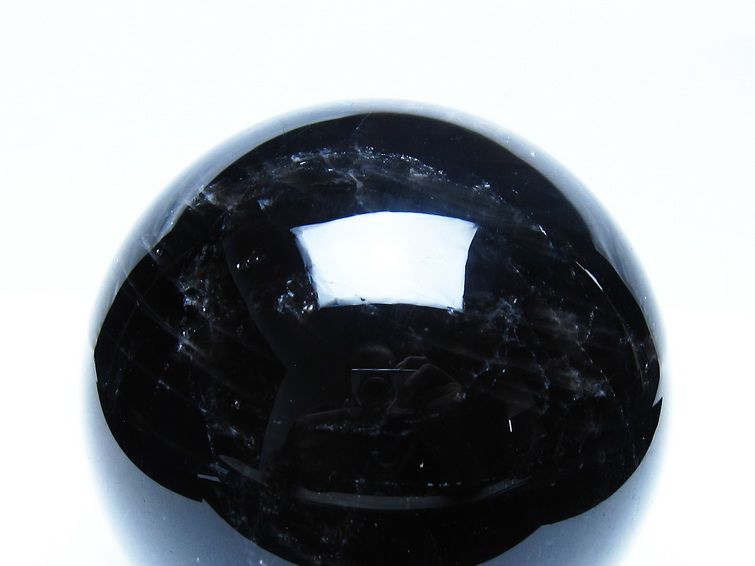 1.9Kg モリオン 黒水晶 丸玉 115mm スフィア 一点物 151-9411