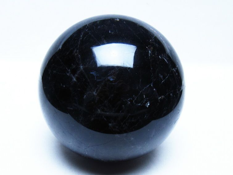 1.7Kg モリオン 黒水晶 丸玉 110mm スフィア 一点物 151-9414