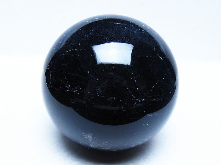 1.8Kg モリオン 黒水晶 丸玉 110mm スフィア 一点物 151-9415