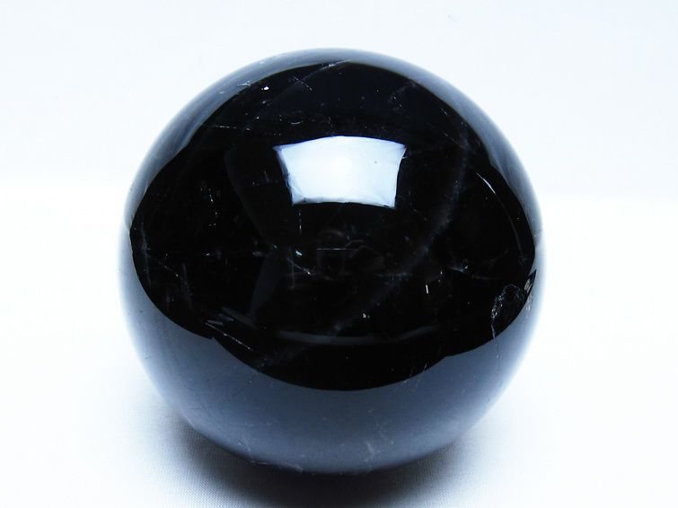 1.7Kg モリオン 黒水晶 丸玉 110mm スフィア 一点物 151-9416
