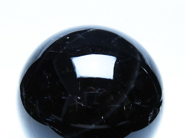 1.7Kg モリオン 黒水晶 丸玉 110mm スフィア 一点物 151-9416