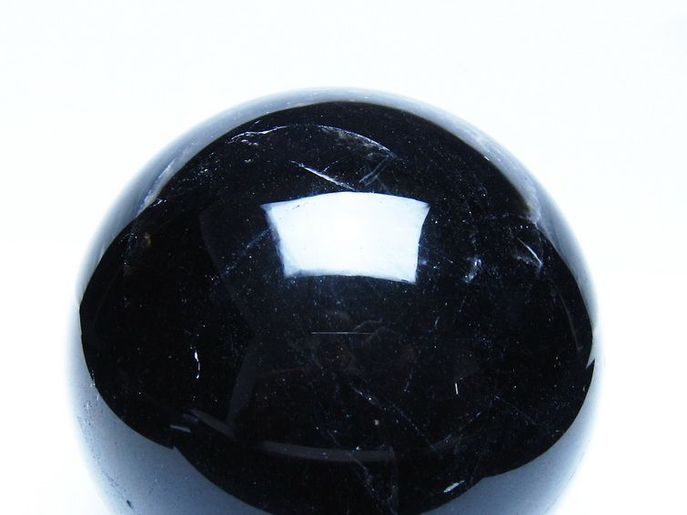 1.7Kg モリオン 黒水晶 丸玉 110mm スフィア 一点物 151-9418