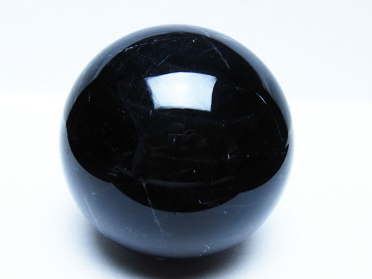 1.5Kg モリオン 黒水晶 丸玉 105mm スフィア 一点物 151-9419[sold out]