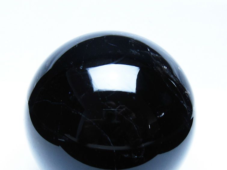 1.6Kg モリオン 黒水晶 丸玉 110mm スフィア 一点物 151-9423