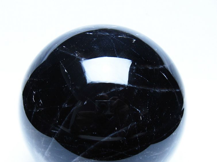 1.5Kg モリオン 黒水晶 丸玉 108mm スフィア 一点物 151-9427 – 天然石