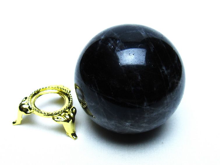 モリオン 黒水晶 丸玉 53mm 一点物 151-9434 【sold out】