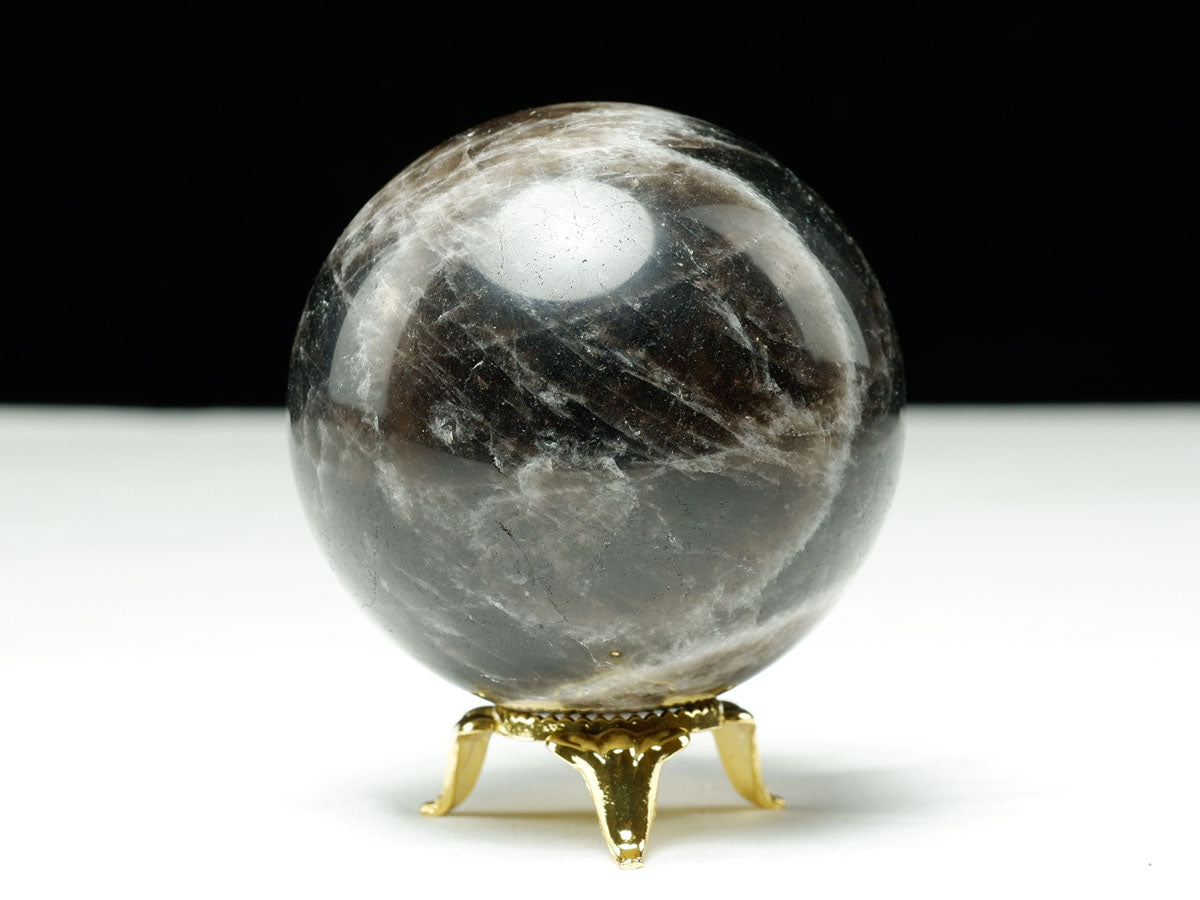 モリオン 黒水晶 丸玉 59mm 一点物 151-9447
