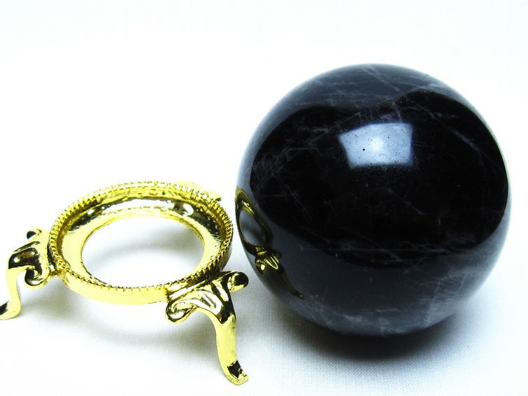 モリオン 黒水晶 丸玉 63mm 一点物 151-9460 【sold out】