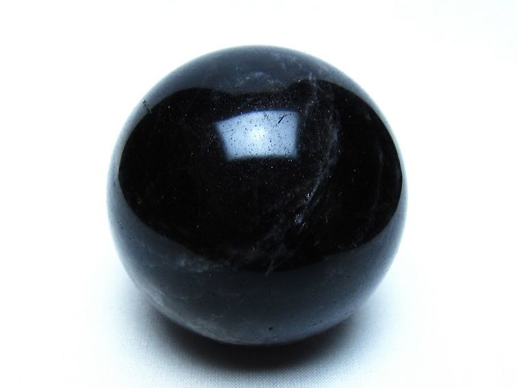 モリオン 黒水晶 丸玉 63mm 一点物 151-9462