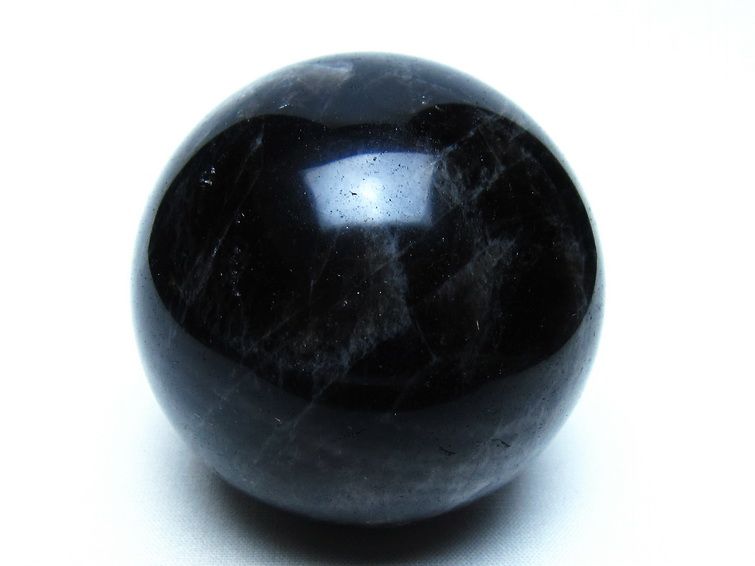 モリオン 黒水晶 丸玉 63mm 一点物 151-9464