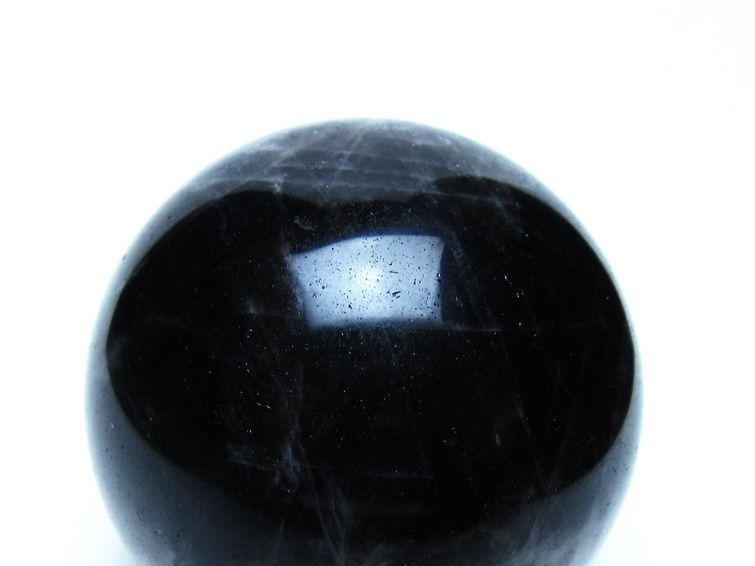 モリオン 黒水晶 丸玉 64mm 一点物 151-9466