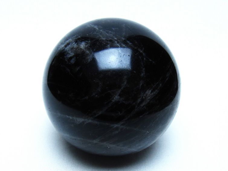 モリオン 黒水晶 丸玉 69mm 一点物 151-9474