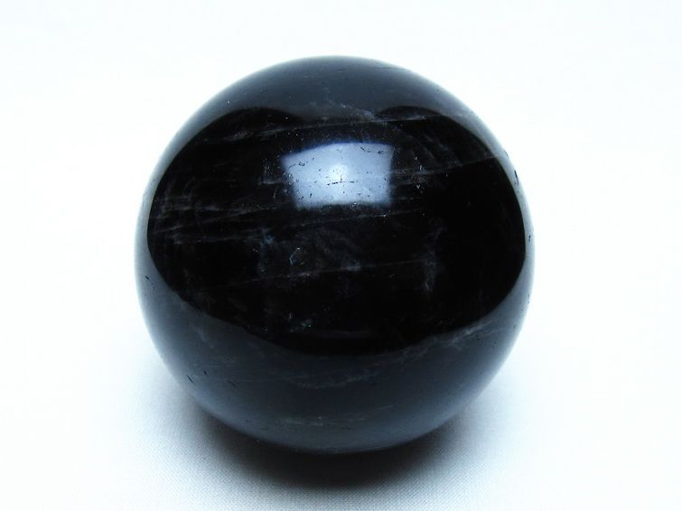 モリオン 黒水晶 丸玉 70mm 一点物 151-9475