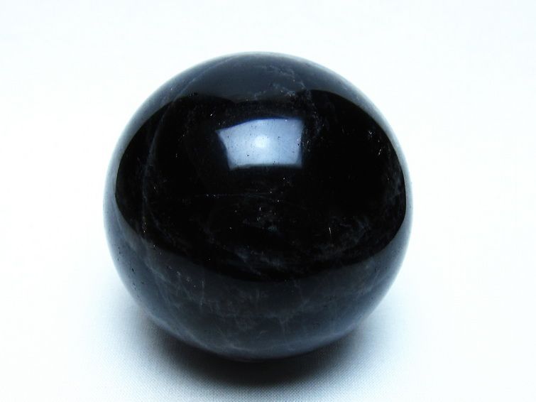 モリオン 黒水晶 丸玉 70mm 一点物 151-9476