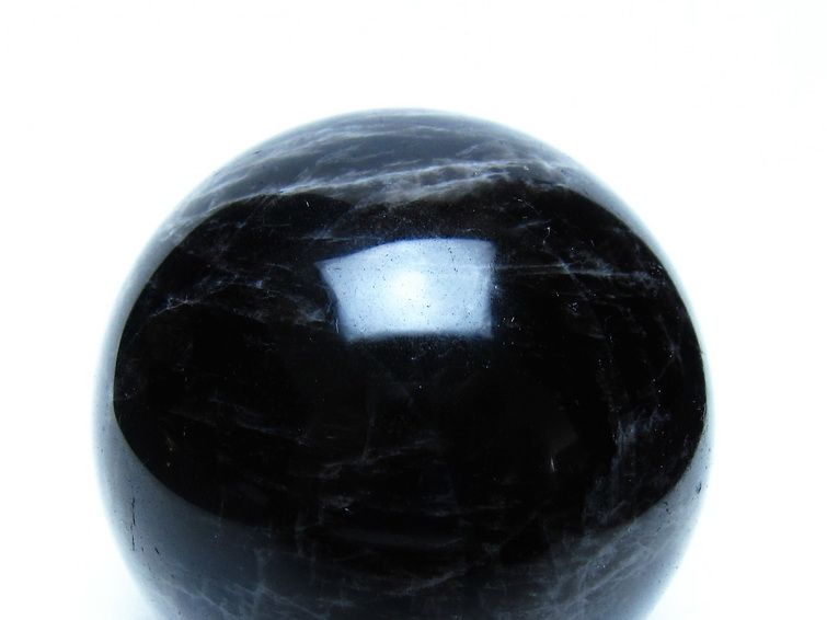 モリオン 黒水晶 丸玉 70mm 一点物 151-9478