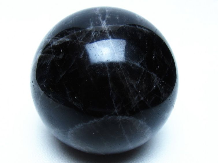 モリオン 黒水晶 丸玉 70mm 一点物 151-9479