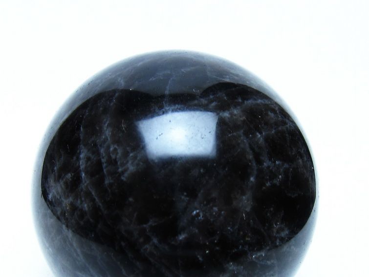 モリオン 黒水晶 丸玉 76mm 一点物 151-9482