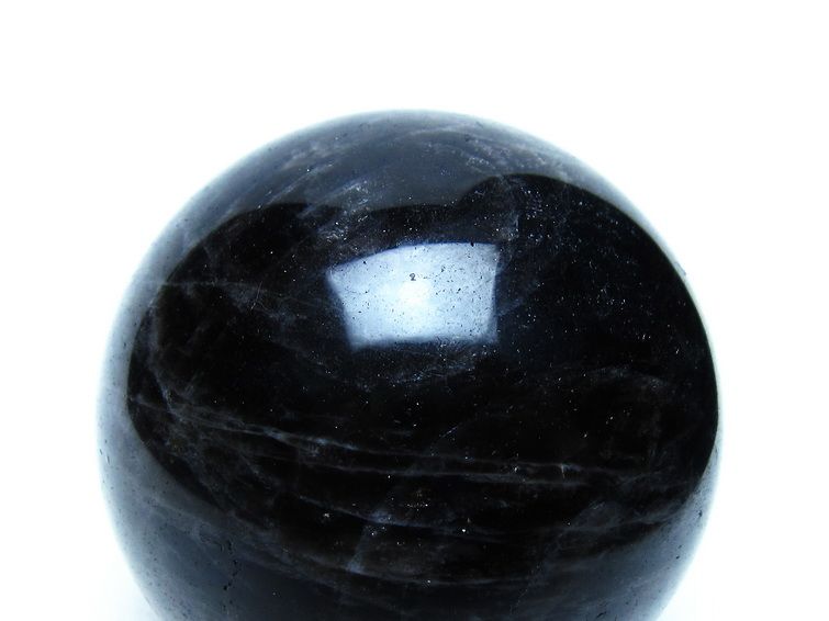 モリオン 黒水晶 丸玉 68mm 一点物 151-9487