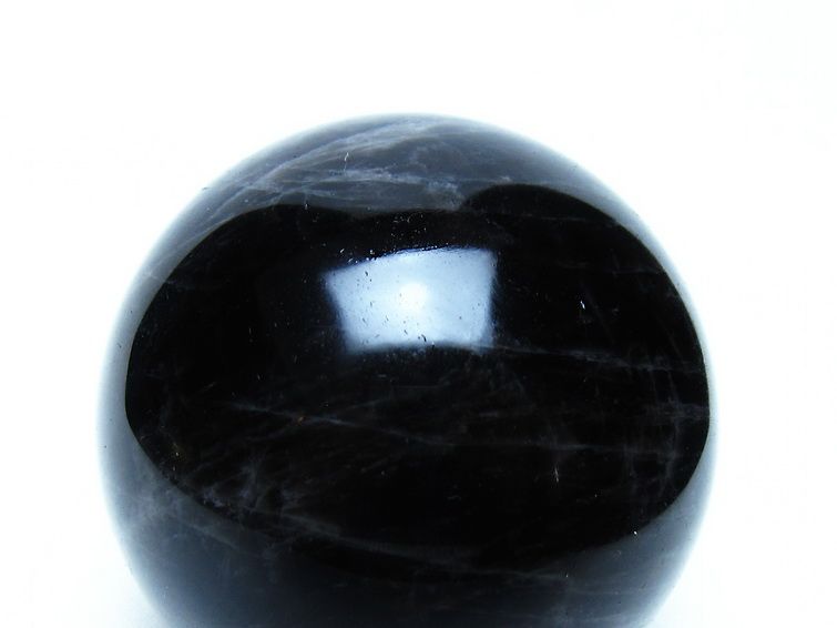 モリオン 黒水晶 丸玉 68mm 一点物 151-9488