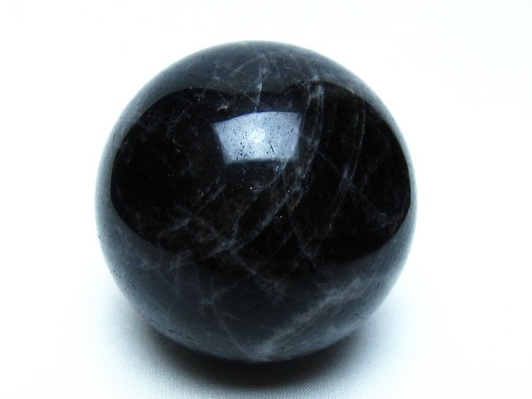 モリオン 黒水晶 丸玉 64mm 一点物 151-9503