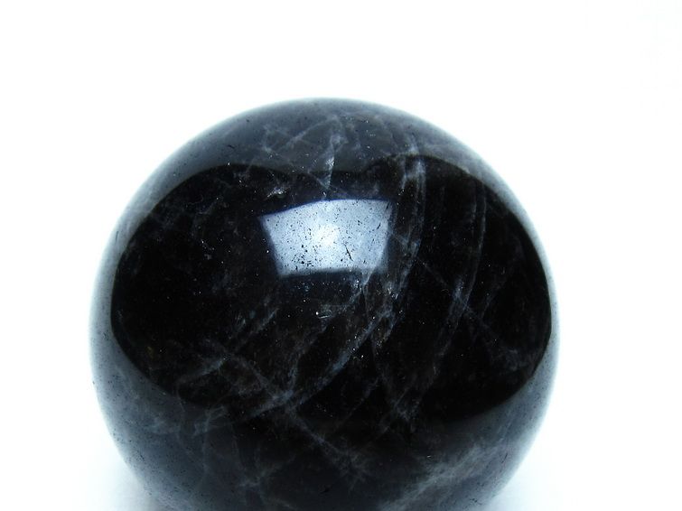 モリオン 黒水晶 丸玉 64mm 一点物 151-9503