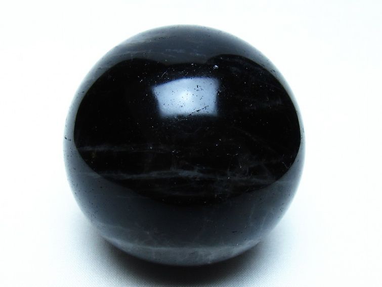 モリオン 黒水晶 丸玉 64mm 一点物 151-9505