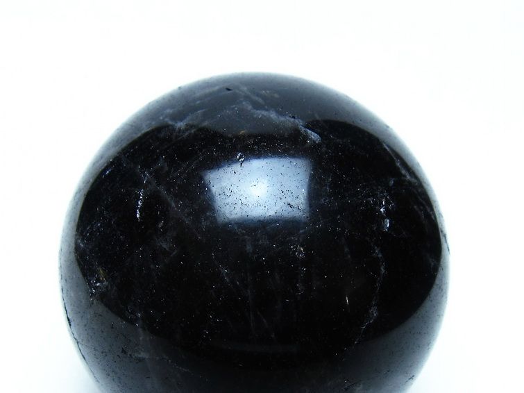 モリオン 黒水晶 丸玉 63mm 一点物 151-9507