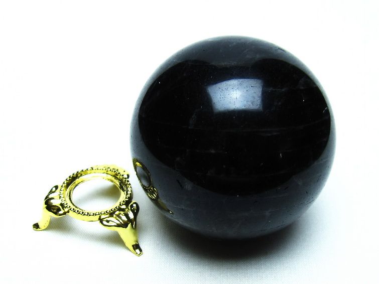 モリオン 黒水晶 丸玉 61mm 一点物 151-9512 【sold out】