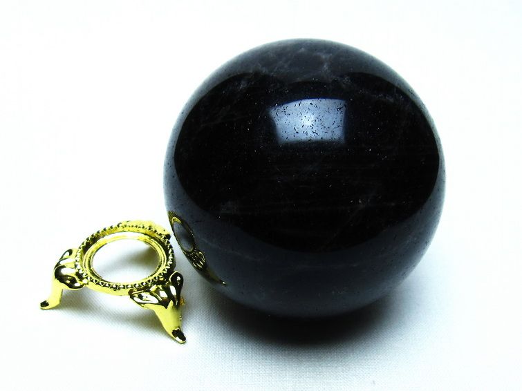 モリオン 黒水晶 丸玉 61mm 一点物 151-9516 【sold out】