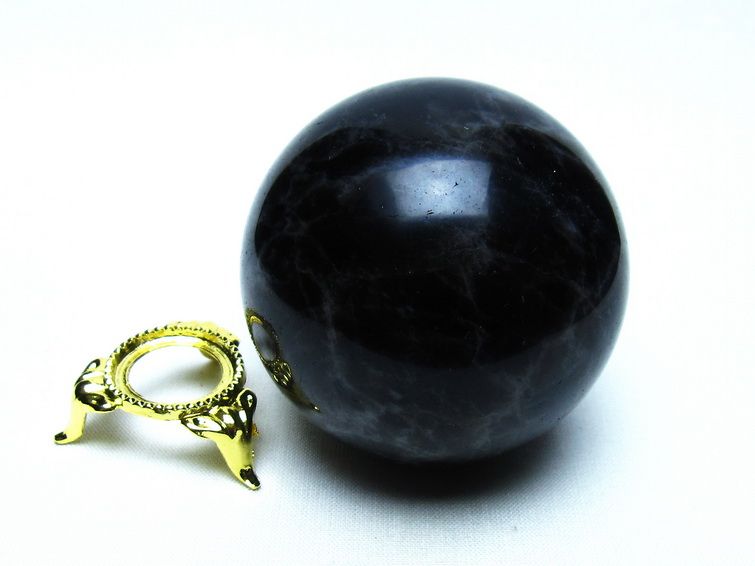 モリオン 黒水晶 丸玉 60mm 一点物 151-9517