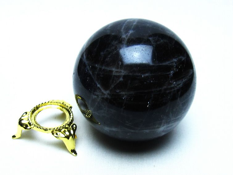 モリオン 黒水晶 丸玉 60mm 一点物 151-9518 【sold out】