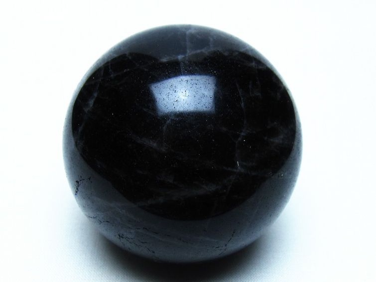 モリオン 黒水晶 丸玉 60mm 一点物 151-9519