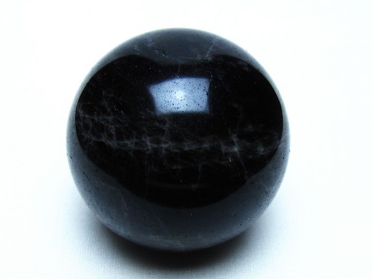 モリオン 黒水晶 丸玉 59mm 一点物 151-9524