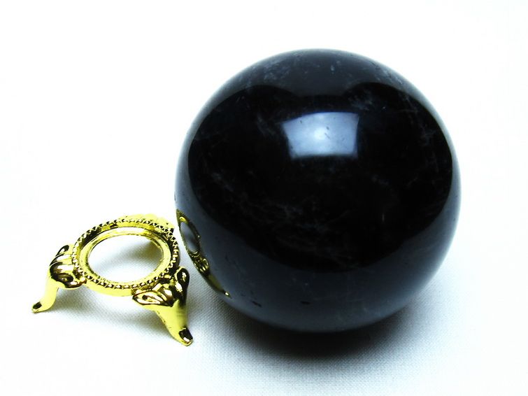 モリオン 黒水晶 丸玉 57mm 一点物 151-9533 【sold out】