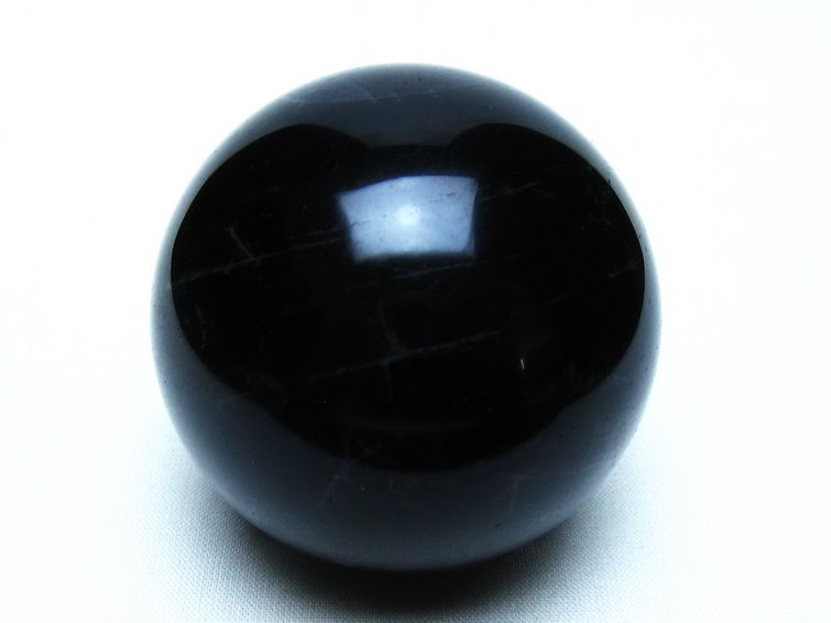 モリオン 黒水晶 丸玉 60mm 一点物 151-9542