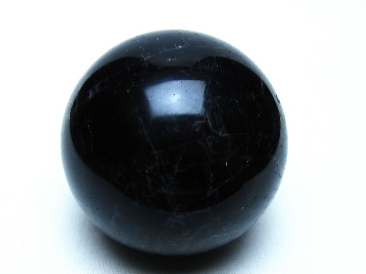 モリオン 黒水晶 丸玉 60mm 一点物 151-9543