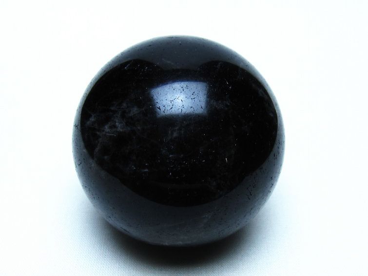 モリオン 黒水晶 丸玉 60mm 一点物 151-9544