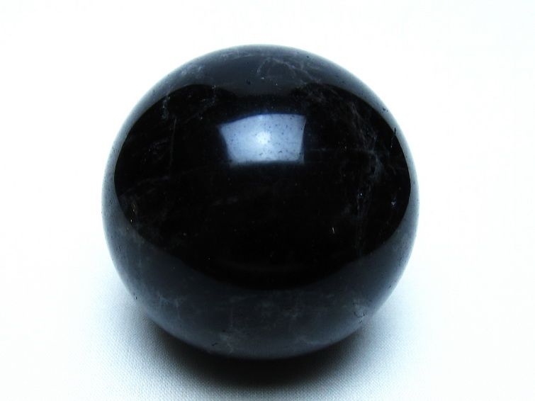 モリオン 黒水晶 丸玉 62mm 一点物 151-9552
