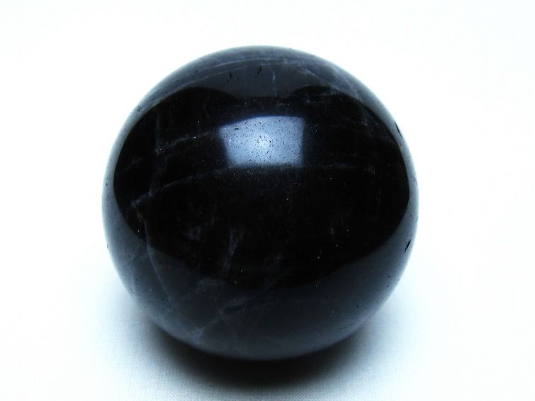 モリオン 黒水晶 丸玉 64mm 一点物 151-9554