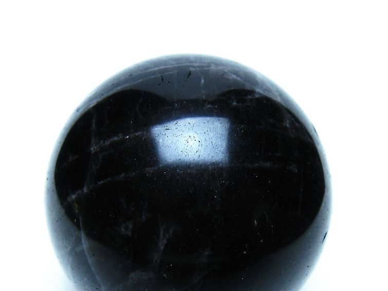 モリオン 黒水晶 丸玉 64mm 一点物 151-9554
